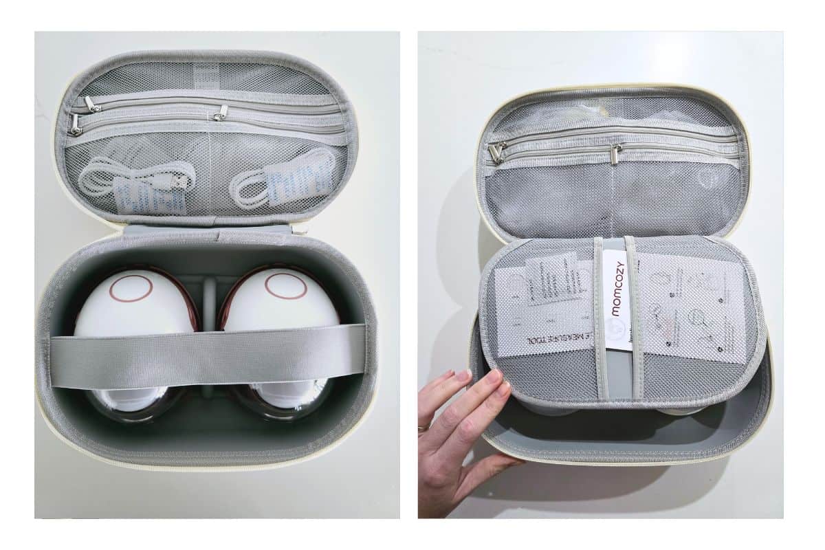 momcozy m6 vs m5 storage bags